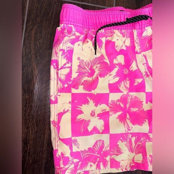 BILLABONG SUNDAYS LAYBACK 17" BOARDSHORTS NEON EUC sz S - Picture 2 of 9